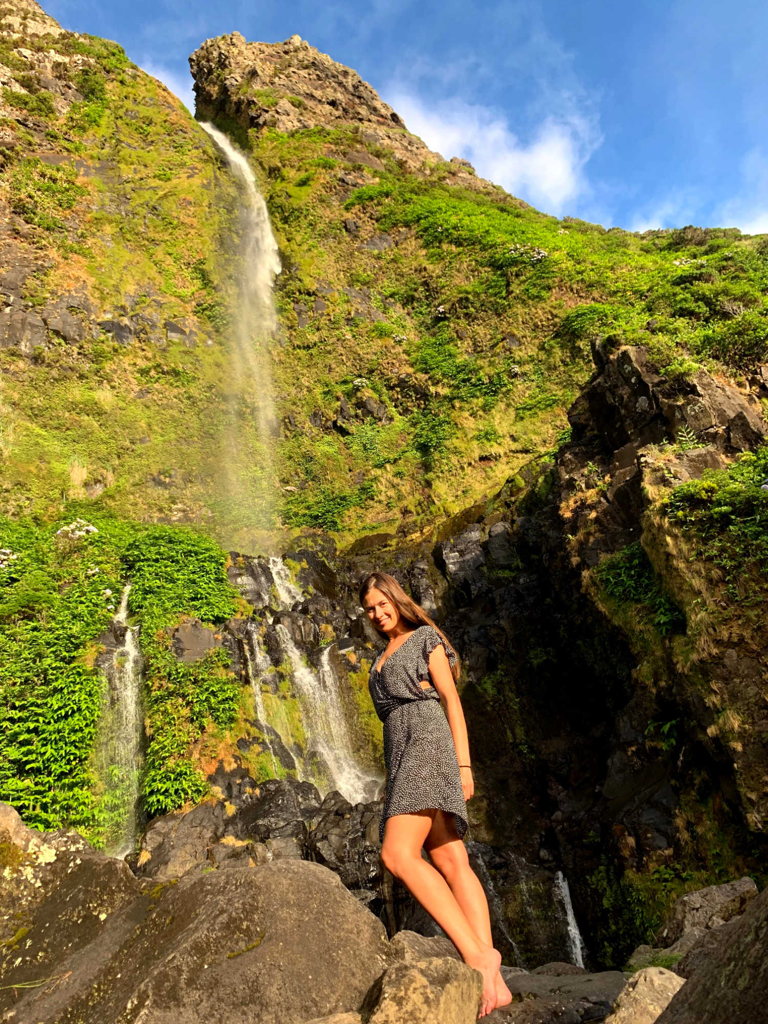 Cascata do Poço do Bacalhau, Ilha das Flores